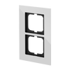 Abdeckrahmen 2-fach chrom - carat®   