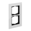 Abdeckrahmen 2-fach chrom - carat®   