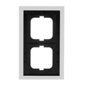 Abdeckrahmen 2-fach chrom - carat®   