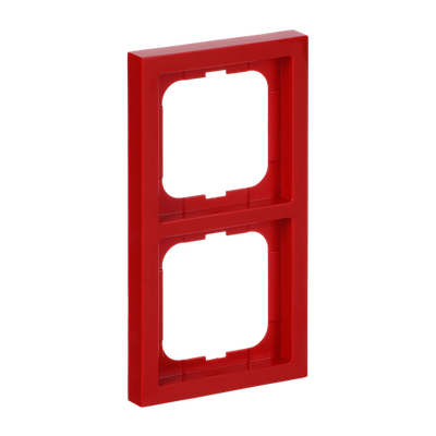 Abdeckrahmen 2-fach rot - future® linear   
