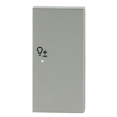 Wippe 2-fach rechts, mit Symbol "Dimmer"   