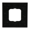 Abdeckrahmen 1-fach Messing antik Dekor anthrazit - Busch-dynasty®   