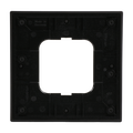 Abdeckrahmen 1-fach Messing antik Dekor anthrazit - Busch-dynasty®   