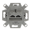 UAE-Anschlussdose, RJ45, Cat. 6a iso, geschirmt 2 Steckbuchsen, 8/8-polig