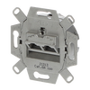 UAE-Anschlussdose, RJ45, Cat. 6a iso, geschirmt 2 Steckbuchsen, 8/8-polig   