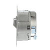 UAE-Anschlussdose, RJ45, Cat. 6a iso, geschirmt 2 Steckbuchsen, 8/8-polig   
