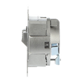 UAE-Anschlussdose, RJ45, Cat. 6a iso, geschirmt 2 Steckbuchsen, 8/8-polig