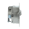 UAE-Anschlussdose, RJ45, Cat. 6a iso, geschirmt 2 Steckbuchsen, 8/8-polig   