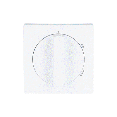 Zentralscheibe mit Aufdruck Symbol "1-2-3" für Stufenschalter, Drehknopf