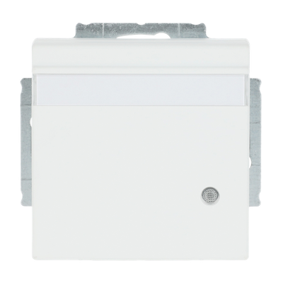 SCHUKO® Steckdosen-Einsatz Safety+ mit LED Kontrolllicht /grün mit Klappdeckel