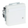 SCHUKO® Steckdosen-Einsatz Safety+ mit LED Kontrolllicht /grün mit Klappdeckel