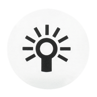 Abtastbares Symbol mit Symbol "Licht"   