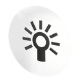 Abtastbares Symbol mit Symbol "Licht"