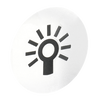 Abtastbares Symbol mit Symbol "Licht"   