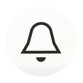 Abtastbares Symbol mit Symbol "Klingel"