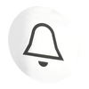 Abtastbares Symbol mit Symbol "Klingel"   