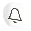 Abtastbares Symbol mit Symbol "Klingel"