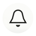 Abtastbares Symbol mit Symbol "Klingel"