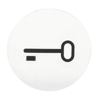 Abtastbares Symbol mit Symbol "Schlüssel"