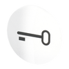 Abtastbares Symbol mit Symbol "Schlüssel"   