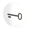 Abtastbares Symbol mit Symbol "Schlüssel"