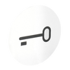 Abtastbares Symbol mit Symbol "Schlüssel"   