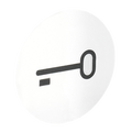 Abtastbares Symbol mit Symbol "Schlüssel"
