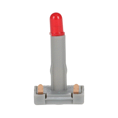 Beleuchtungseinsatz mit Sockel für Taster LED/orange, 1 mA, 8...15 V AC/DC