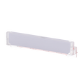 Beschriftungsträger Mittelsteg, von vorne zugänglich transparent - Reflex SI