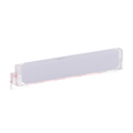 Beschriftungsträger Mittelsteg, von vorne zugänglich transparent - Reflex SI