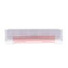 Beschriftungsträger Mittelsteg, von vorne zugänglich transparent - Reflex SI