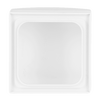 Zwischenring 50x50 mm mit Klappdeckel Kommunikations-Steckverbinder studioweiß