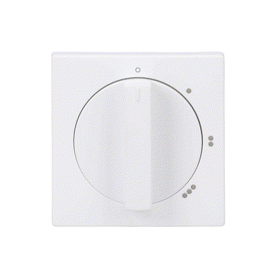 Zentralscheibe mit Aufdruck Symbol "0-1-2-3" für Stufenschalter, Drehknopf