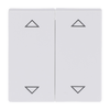 Wippe mit Aufdruck mit Symbol "Pfeil hoch/runter" KNX-Tasterankopplung   