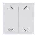 Wippe mit Aufdruck mit Symbol "Pfeil hoch/runter" KNX-Tasterankopplung