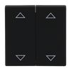 Wippe mit Aufdruck mit Symbol "Pfeil hoch/runter" KNX-Tasterankopplung   