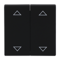 Wippe mit Aufdruck mit Symbol "Pfeil hoch/runter" KNX-Tasterankopplung