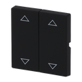 Wippe mit Aufdruck mit Symbol "Pfeil hoch/runter" KNX-Tasterankopplung