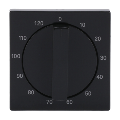 Zentralscheibe mit Drehknopf, mit Aufdruck