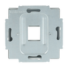 Zentralscheibe Modular-Jack-Einsatz, Keystone 1-fach edelstahl - pur edelstahl 