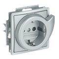Busch-Servicesteckdose® SCHUKO® Steckdosen-Einsatz Safety+ alusilber -