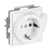 Busch-Servicesteckdose® SCHUKO® Steckdosen-Einsatz Safety+ studioweiß -