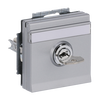 SCHUKO® Steckdosen-Einsatz Safety+ mit Klappdeckel ,