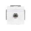 SCHUKO® Steckdosen-Einsatz Safety+ mit Klappdeckel ,