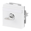 SCHUKO® Steckdosen-Einsatz Safety+ mit Klappdeckel ,