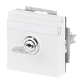 SCHUKO® Steckdosen-Einsatz Safety+ mit Klappdeckel ,