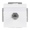 SCHUKO® Steckdosen-Einsatz Safety+ mit Klappdeckel ,