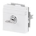 SCHUKO® Steckdosen-Einsatz Safety+ mit Klappdeckel ,