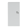 Wippe 2-fach links, mit Symbol "Dimmer"   