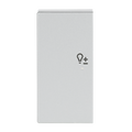Wippe 2-fach links, mit Symbol "Dimmer"